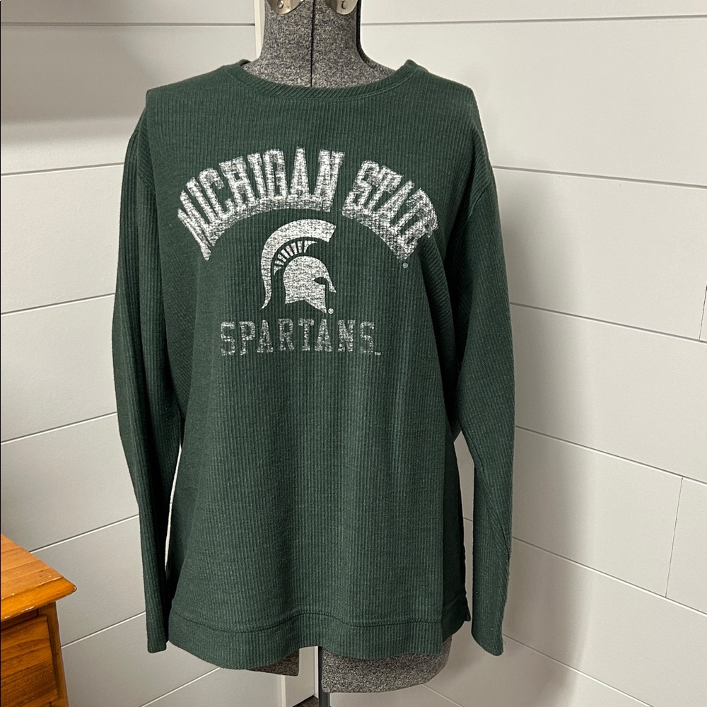 Champion Green Michigan State Sweatshirt